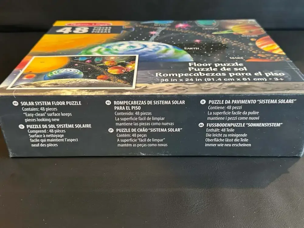 Melissa & Doug Solar System Floor Puzzle 48 Pieces